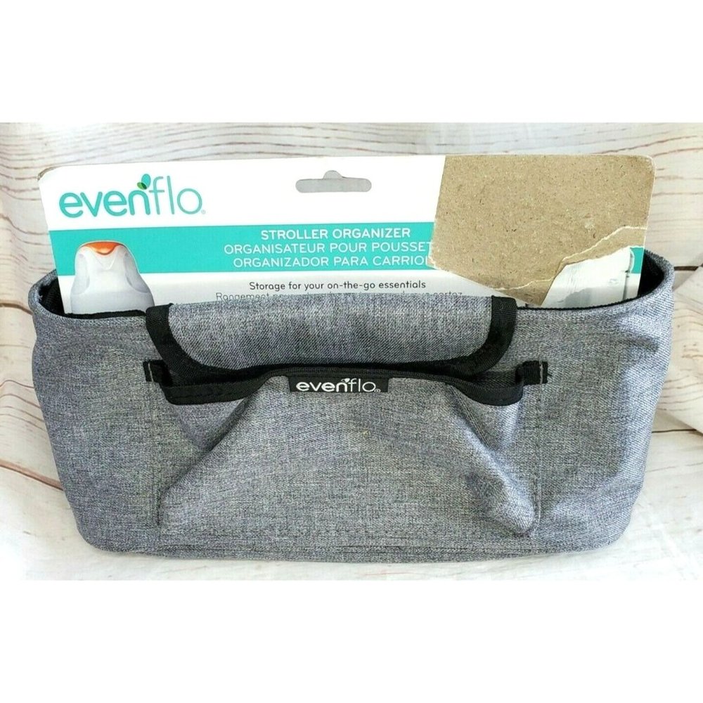 Evenflo 630433 Universal Stroller Organizer - Grey Melange